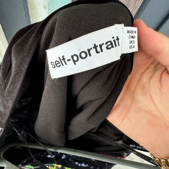 Sequin self-portrait dress - Picture 2 of 3